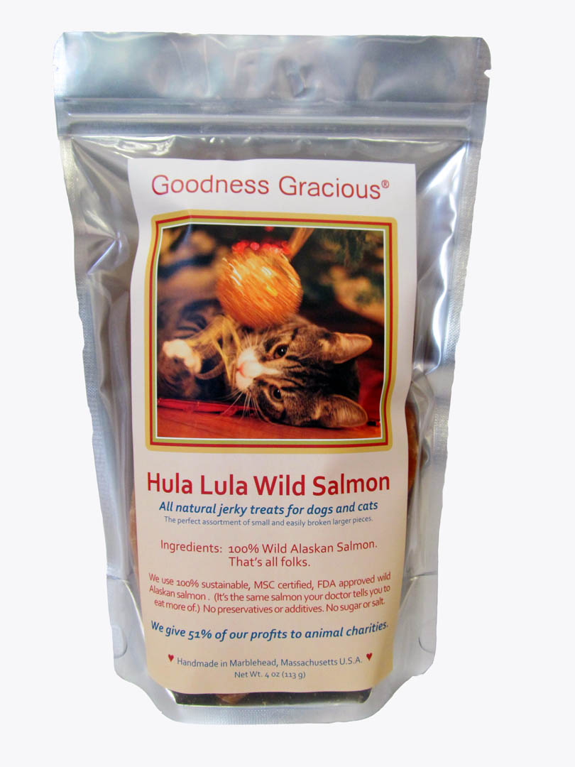 Hula Lula Wild Salmon Jerky for Dogs and Cats